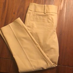The loft size 4 julie fit rivera pant in tan